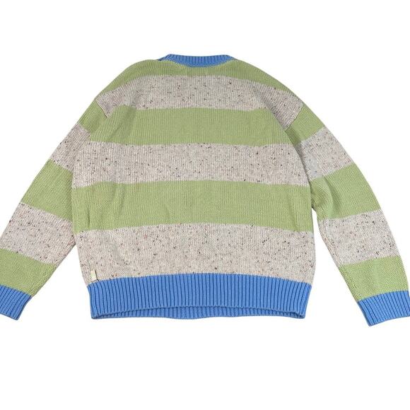 Urban outfitters bar striped knit sweater UO size large - Picture 2 of 7